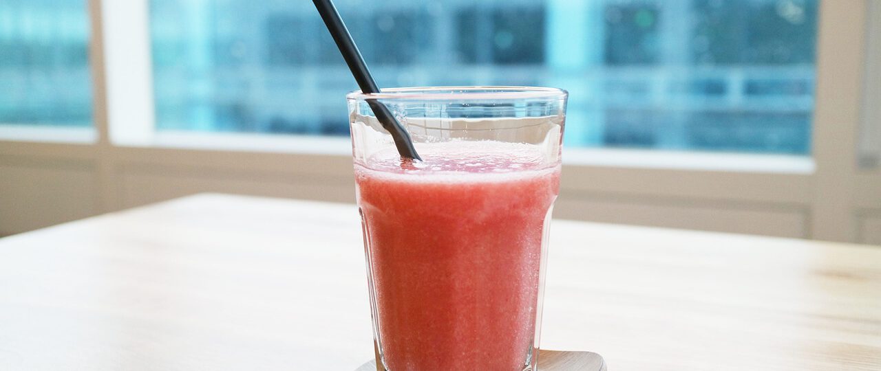 Koktajl bananowo-truskawkowy