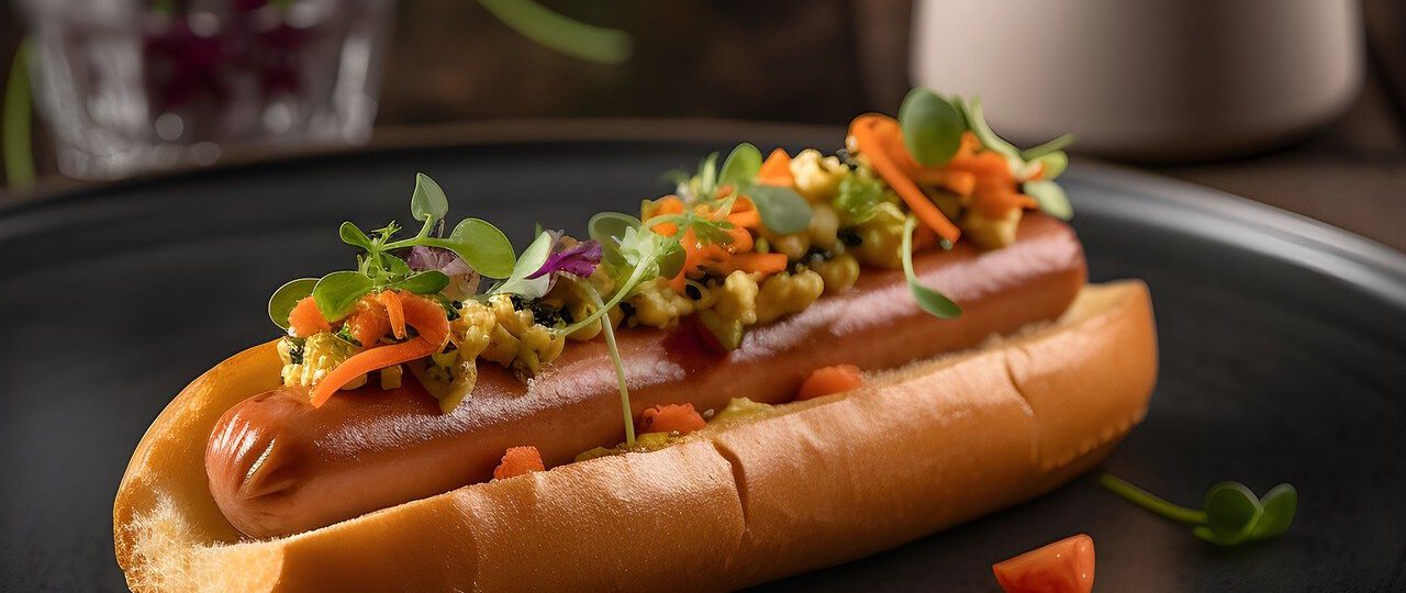 Parówki zapiekane z serem i cebulą