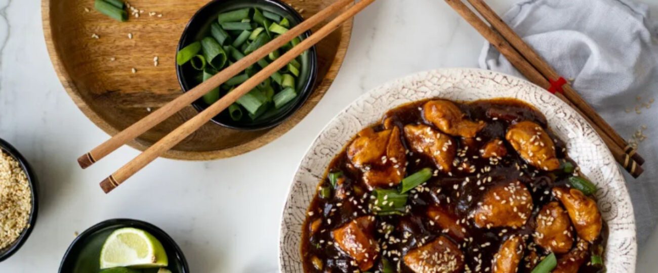 Miodowy kurczak po koreańsku