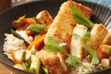 Chrupiące tofu po japońsku