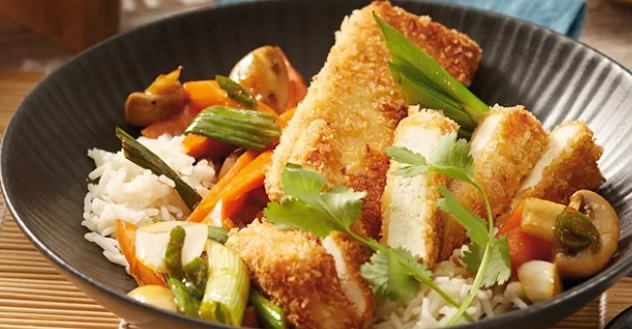 Chrupiące tofu po japońsku