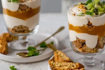 Deser z włoskimi ciasteczkami