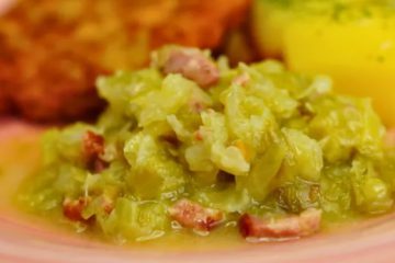 Młoda kapusta z boczkiem