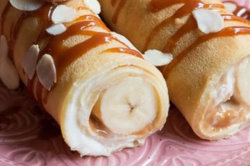 Naleśniki z całym bananem