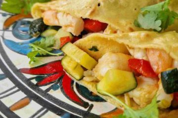 Naleśniki z krewetkami