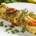 Omlet wegetariański, screen z YouTube