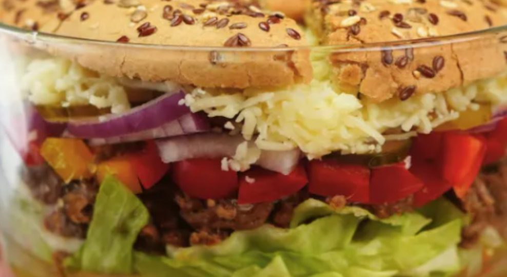 Sałatka hamburgerowa