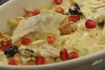 Śledzie z rodzynkami i granatem