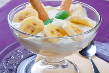 Bananowy deser z rumem 