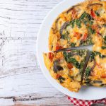 frittata na talerzu