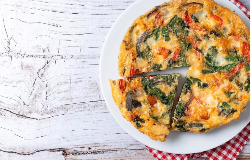 Frittata z mozarellą 