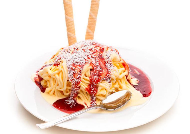 Lodowe spaghetti