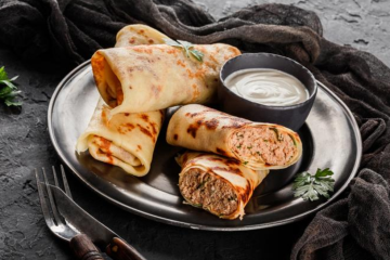 Naleśniki w stylu buritos 