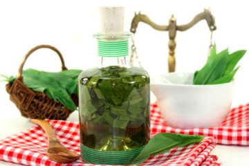 Nalewka na bazie czosnku niedźwiedziego 