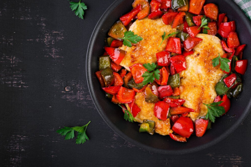 Omlet ze świeżą papryką 