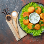 pulpety rybne na talerzu