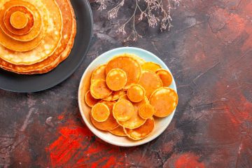 Drożdżowe dyniowe racuchy 