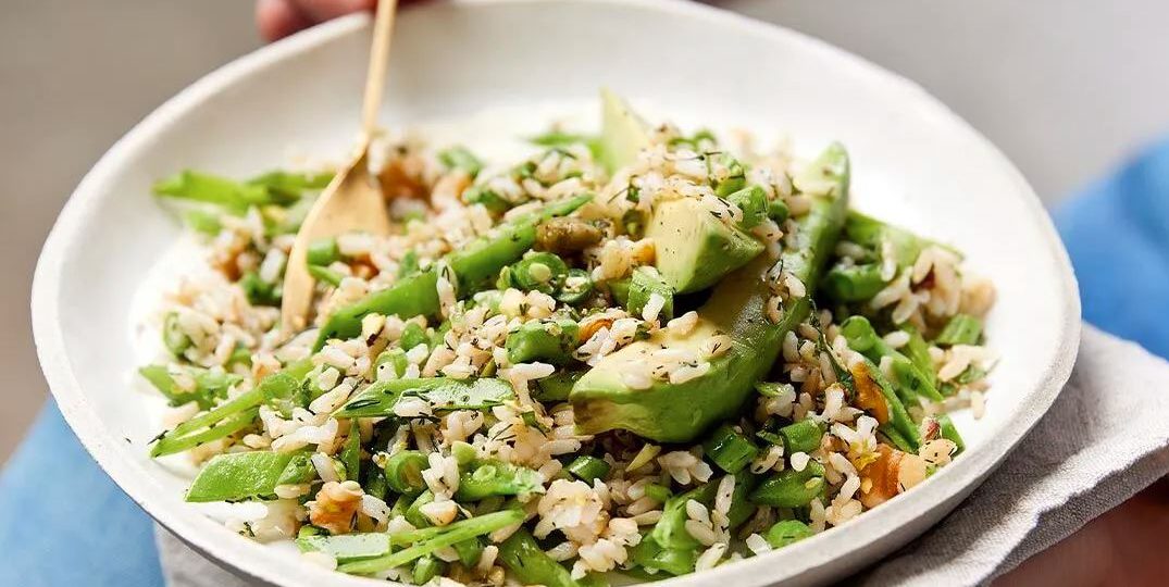 Fasola z ryżem z patelni 