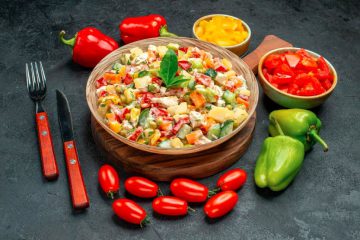 Sałatka z kukurydzą 