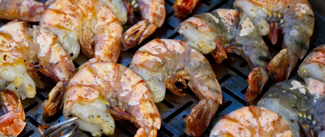 Krewetki z grilla 