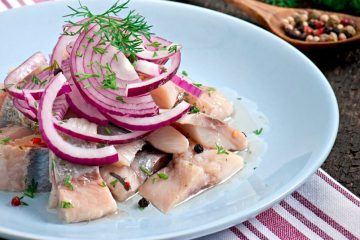 Śledź z marynowanym imbirem 