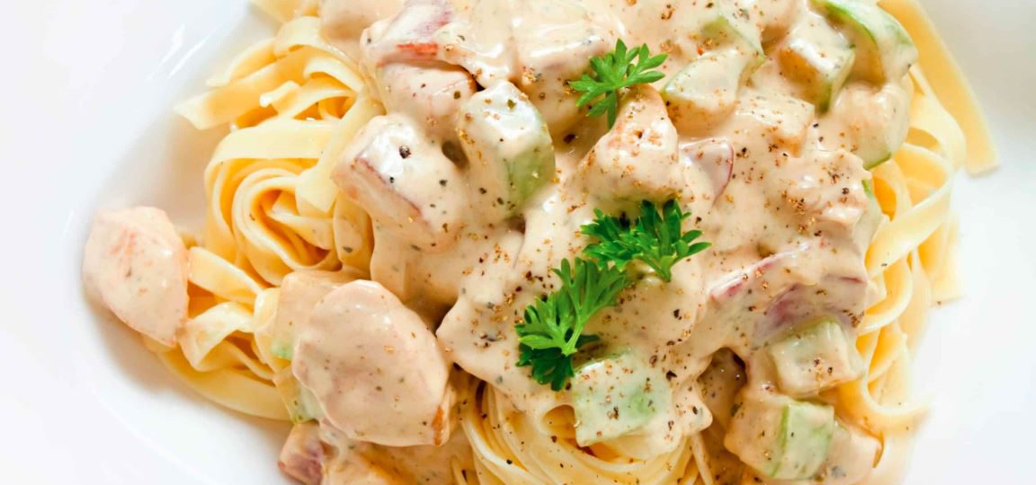 Tagliatelle z kurczakiem