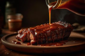 Żeberka w sosie barbecue 