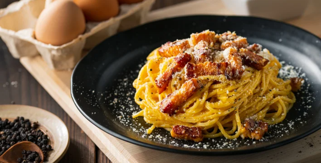 Carbonara z guanciale 