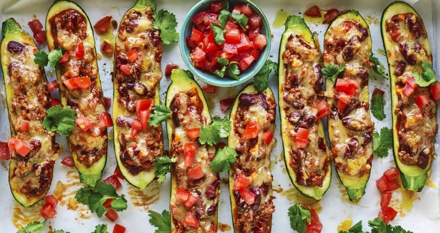 Cukinia faszerowana Chili Con Carne 