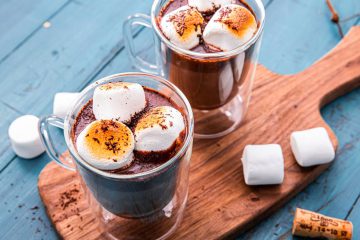 Czekolada na gorąco na czerwonym winie