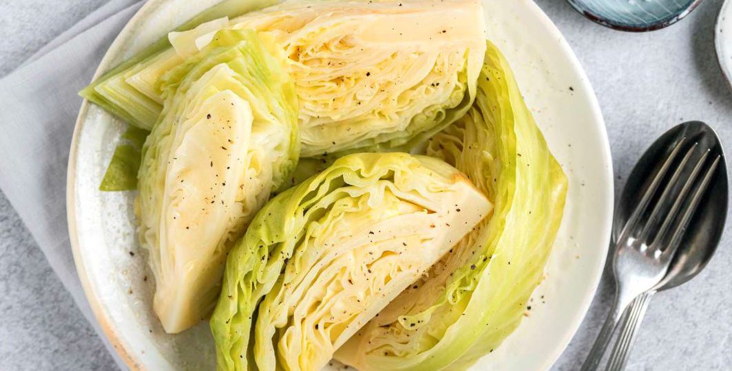 Gotowana biała kapusta z zasmażką