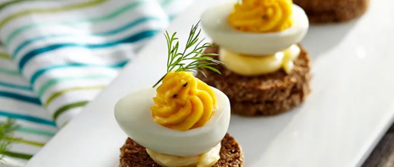 Jajka faszerowane kawiorem