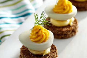 Jajka faszerowane kawiorem