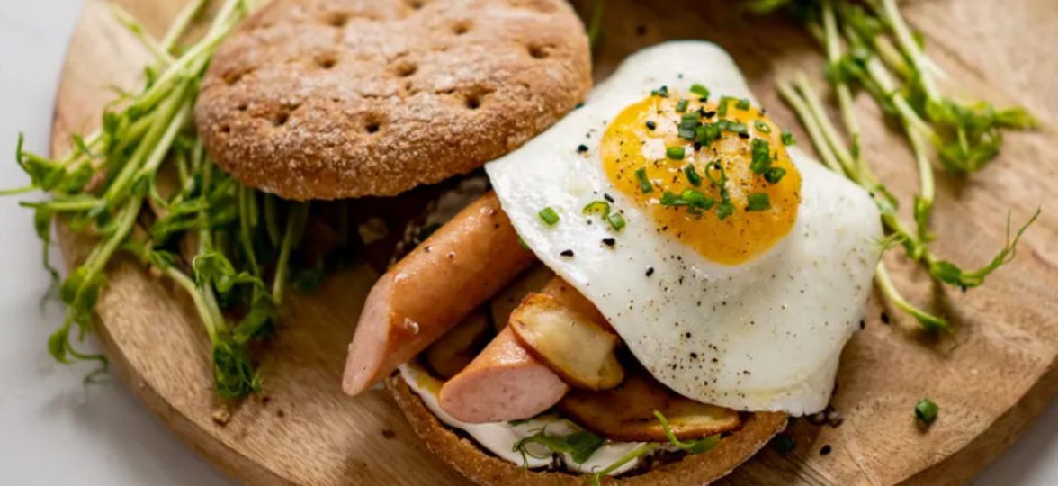 Kanapka z kiełbasą