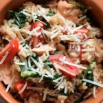 Łosoś z ryżem i serem