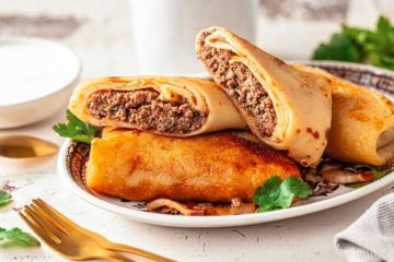 Naleśniki z mielonym mięsem 