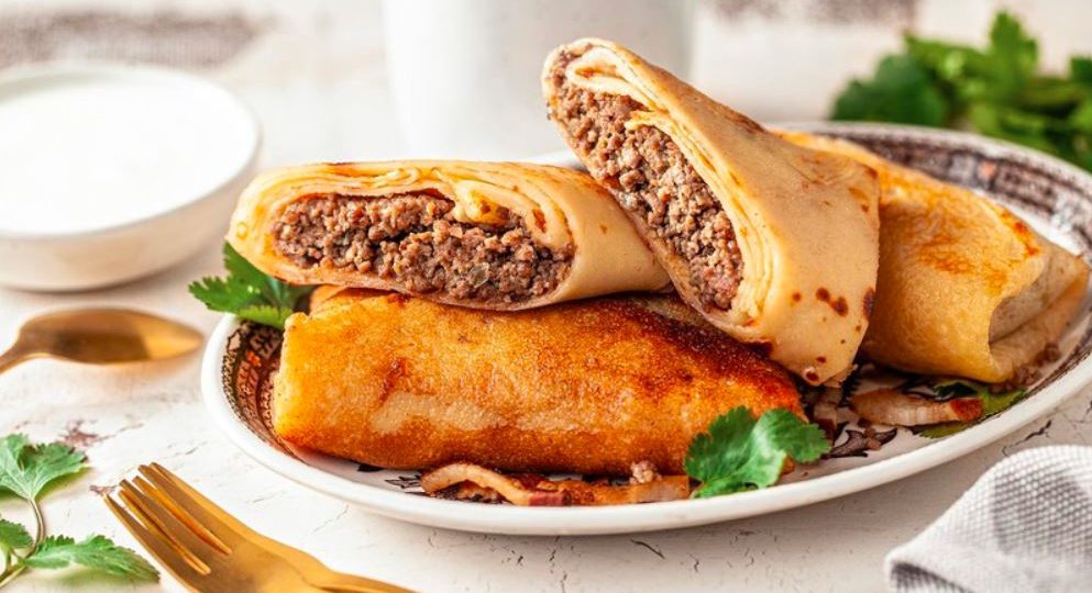 Naleśniki z mielonym mięsem 