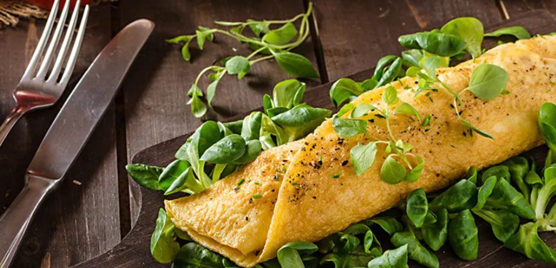 Omlet sojowy z warzywami