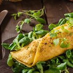 Omlet sojowy z warzywami