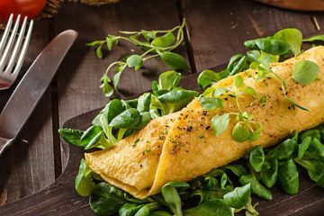 Omlet sojowy z warzywami