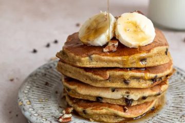 Placki bananowe z czekoladą
