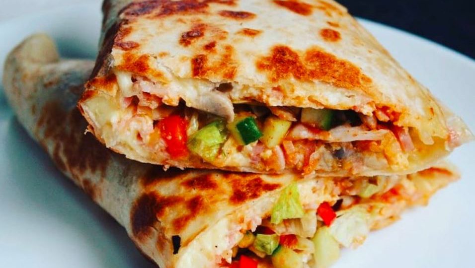 Pszenna tortilla z jajkami