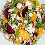 Sałatka z brązowym ryżem