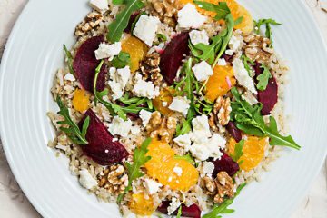 Sałatka z brązowym ryżem