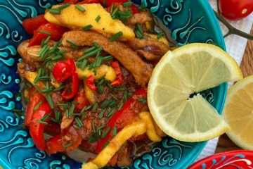 Wieprzowina po chińsku z mango 