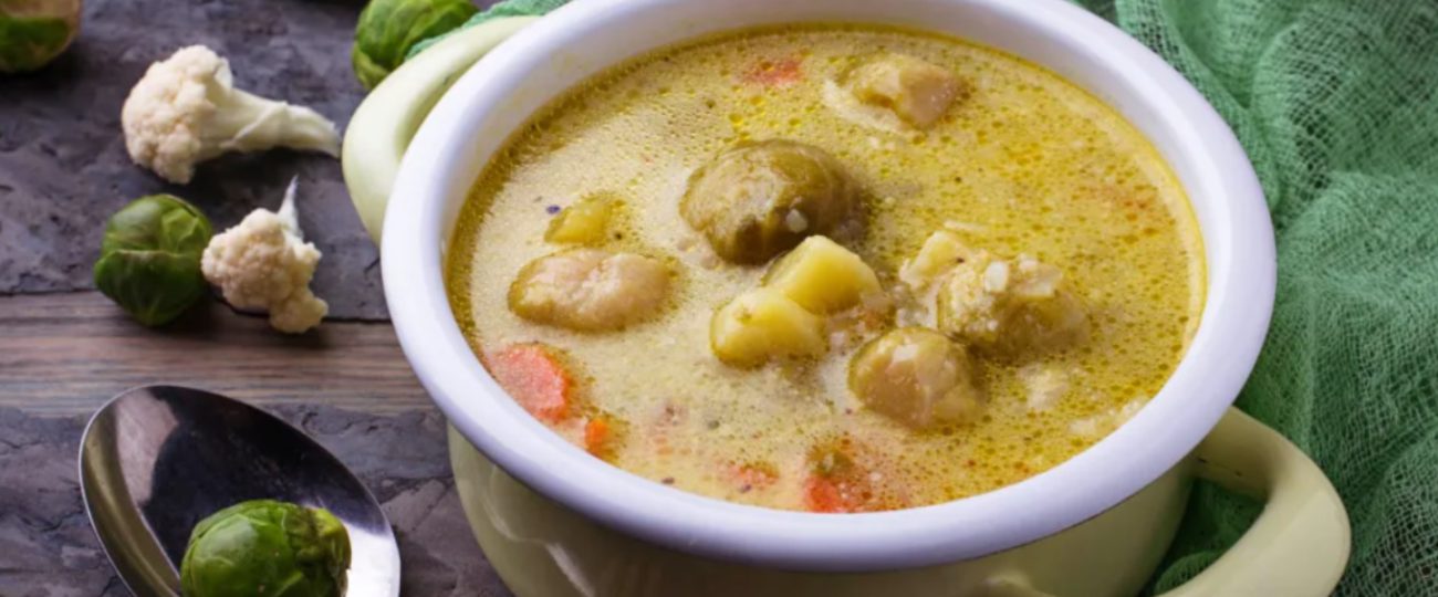 Zupa jarzynowa z brukselką