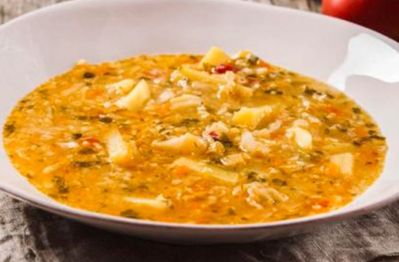 Krupnik z kaszą jaglaną 