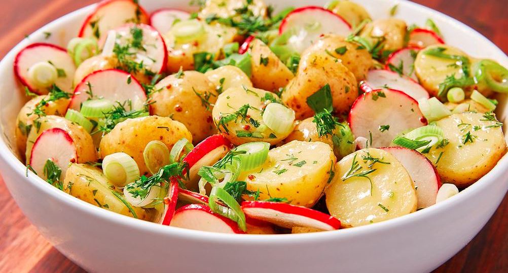 Sałatka ziemniaczana z rzodkiewką 