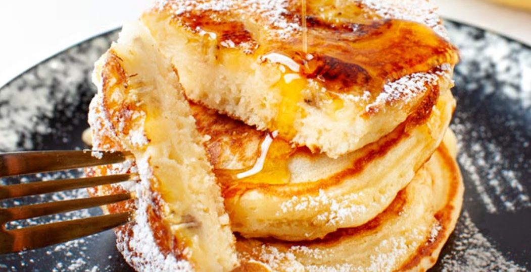 Bananowe placki jogurtowe