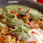 Chili sin carne con tofu 